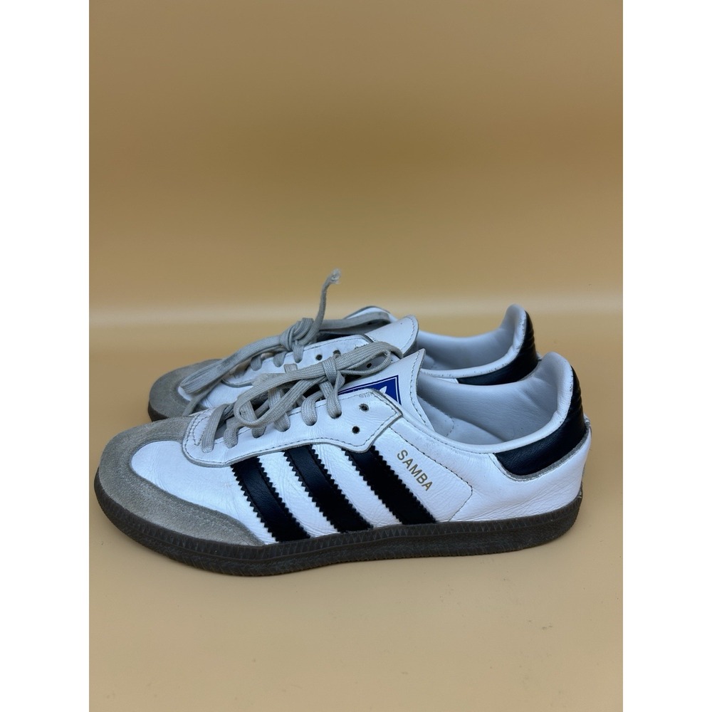 Adidas Samba OG Kids Size 2Y White Black Gum Sneakers IE3677 Casual Shoes